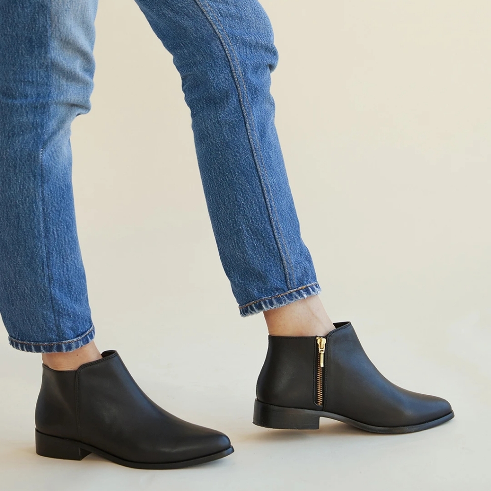 Nisolo | Lana Ankle Boots in Black